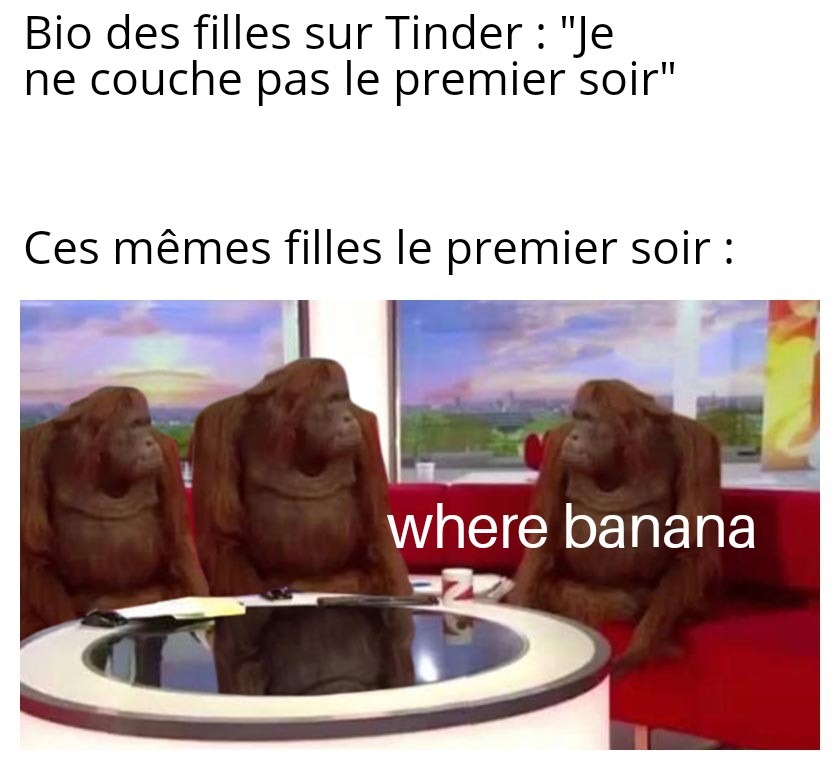 Ounga Bounga where banana - meme