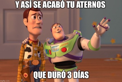 la triste realidad - meme