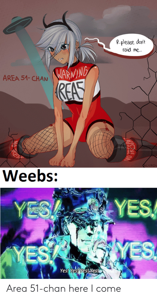 Area 51-chan is waiting for us! - meme