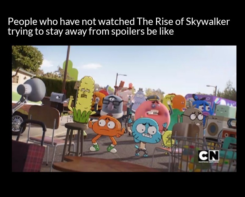 Spoilers are the worst - meme
