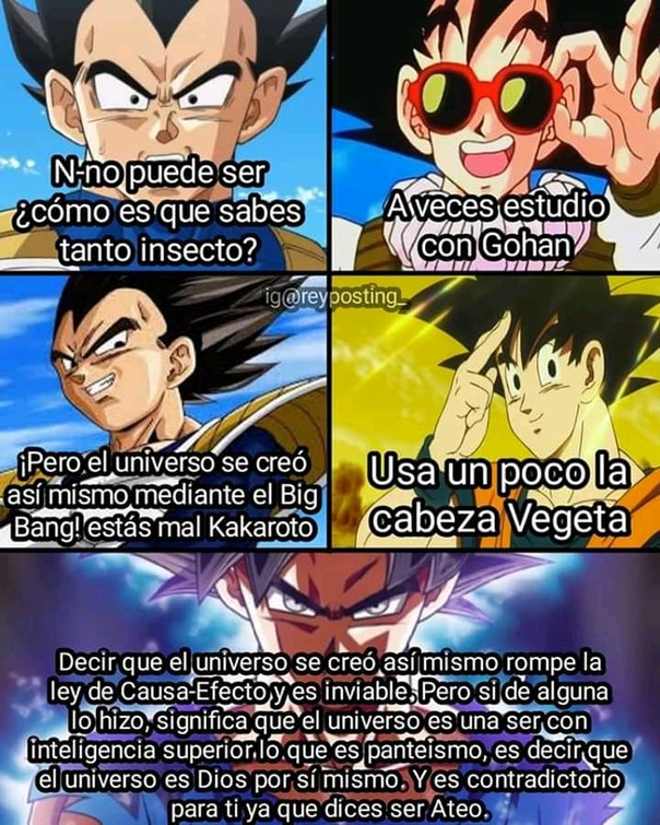 Goku vs ateo 2 - meme