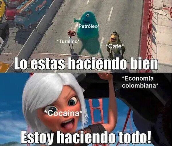 economía colombiana - meme