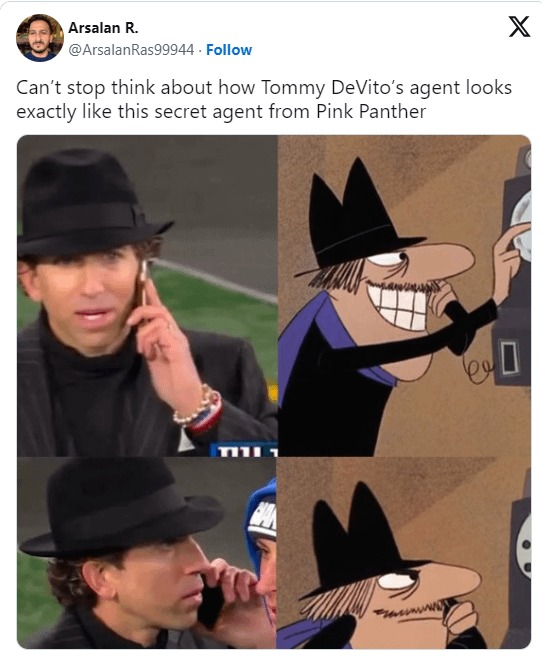 Tommy DeVito's agent meme