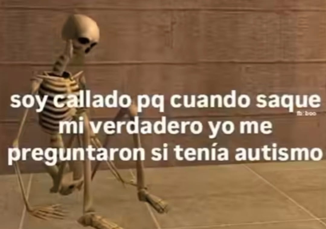 Por eso no saco mi verdadero yo nunca más - meme