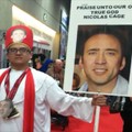 There was a man at a convention I went to trying to start a nicolas cage religion.