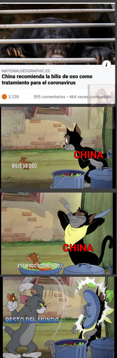 Señores, hay que tomar china - meme
