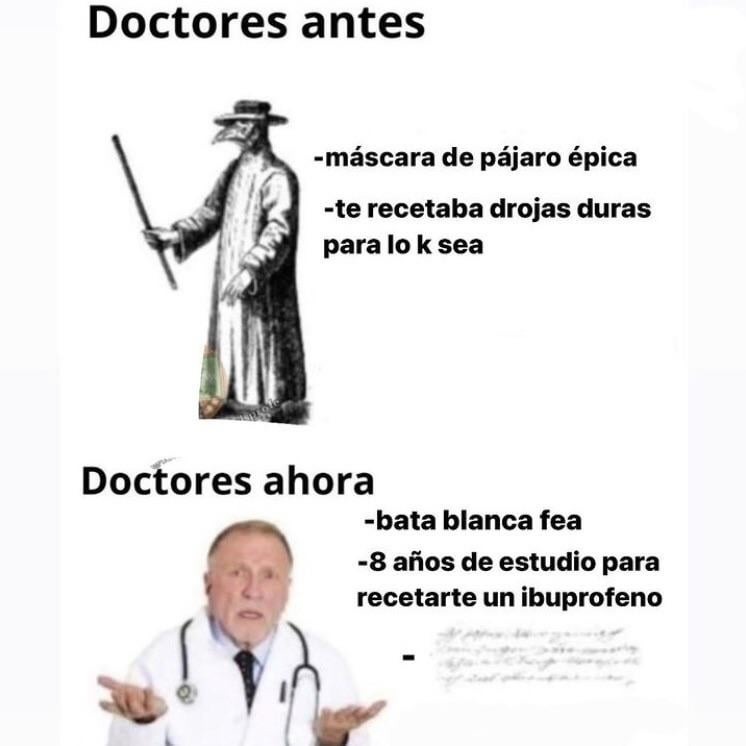 Doctores con estilo - meme