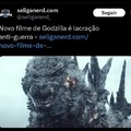 Aviadaram até o Godzilla