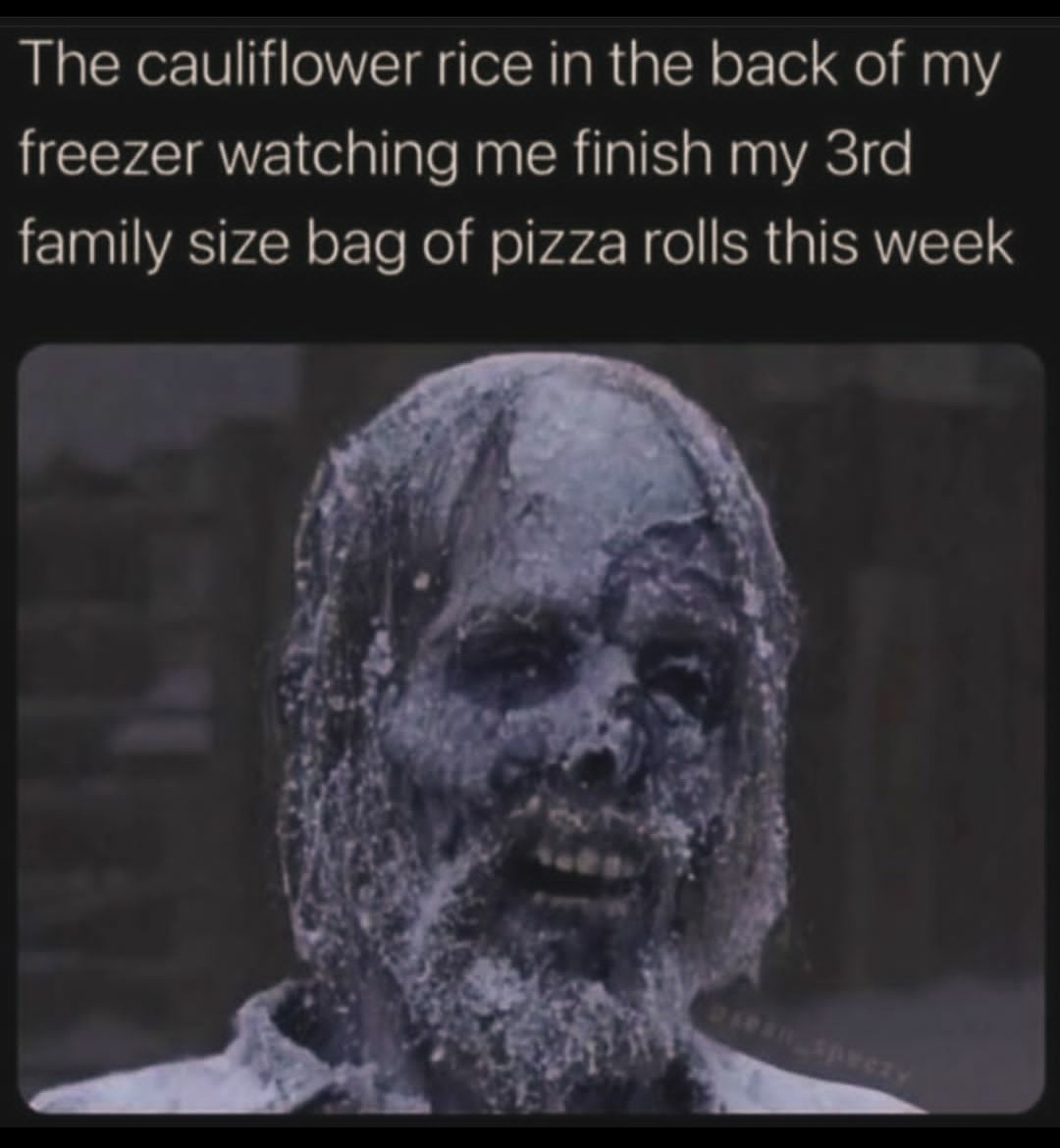 Totino's be smiling at me - meme