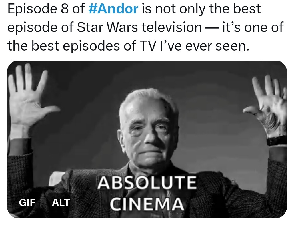 Andor episode 8 isn’t just Star Wars’ best, it’s TV gold - meme