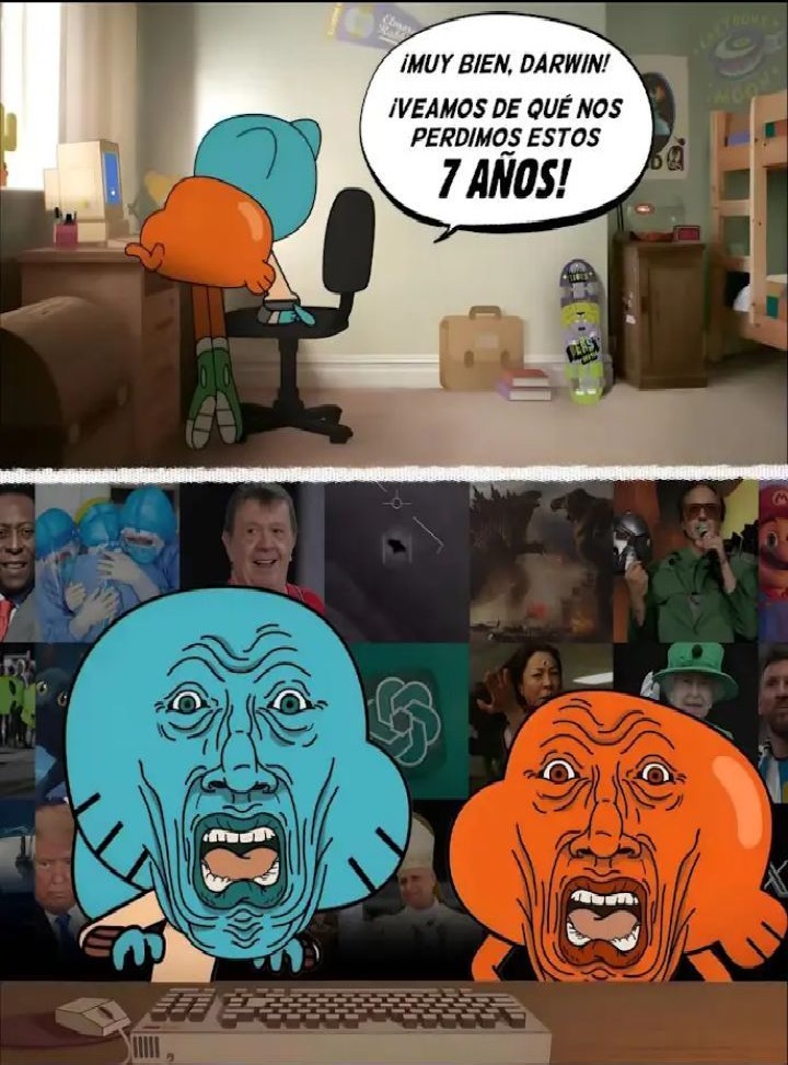 se perdieron un montón de cosas - meme