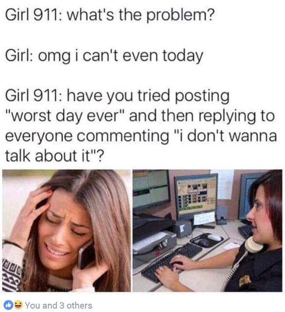 Girl 911 - meme