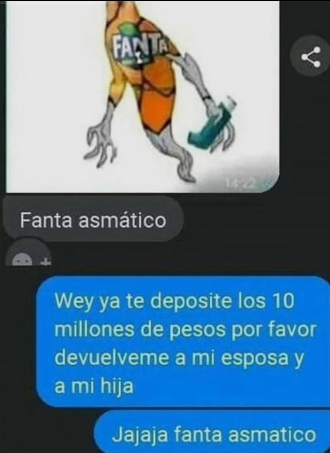 Fanta asmatico - meme