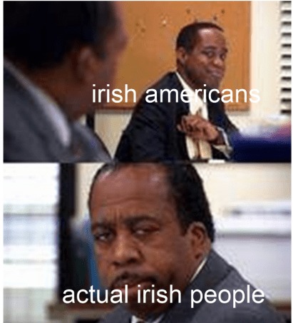 During St Patricks Day - meme