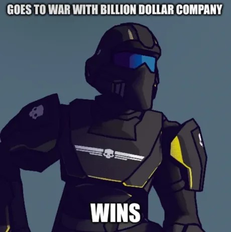 Helldivers 2 is great - meme