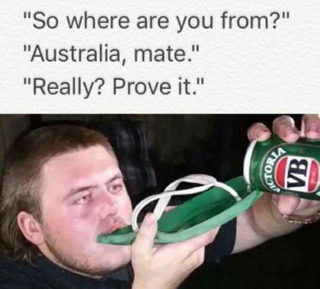 Australia seems like a nice place - meme
