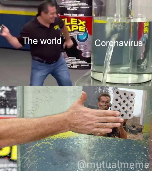 It's corona time - meme