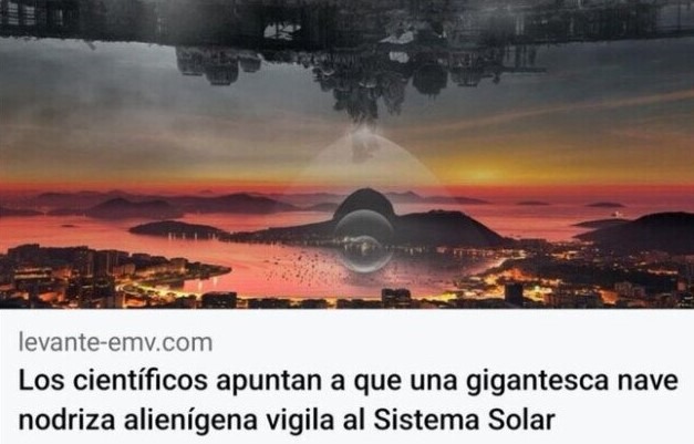 Gigantesca nave nodriza alienígena - meme