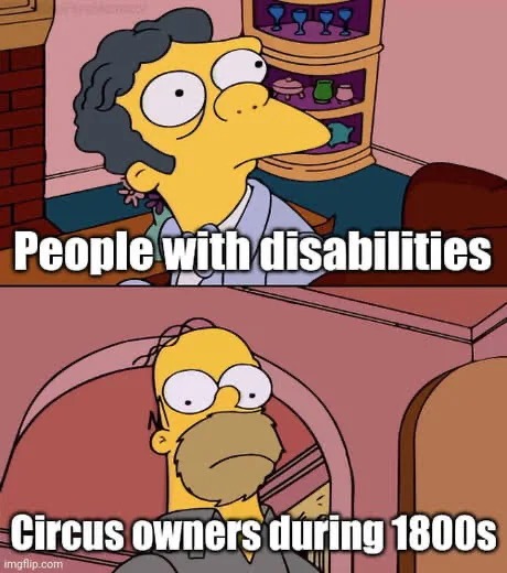 Job inclusion in the 1800s - meme