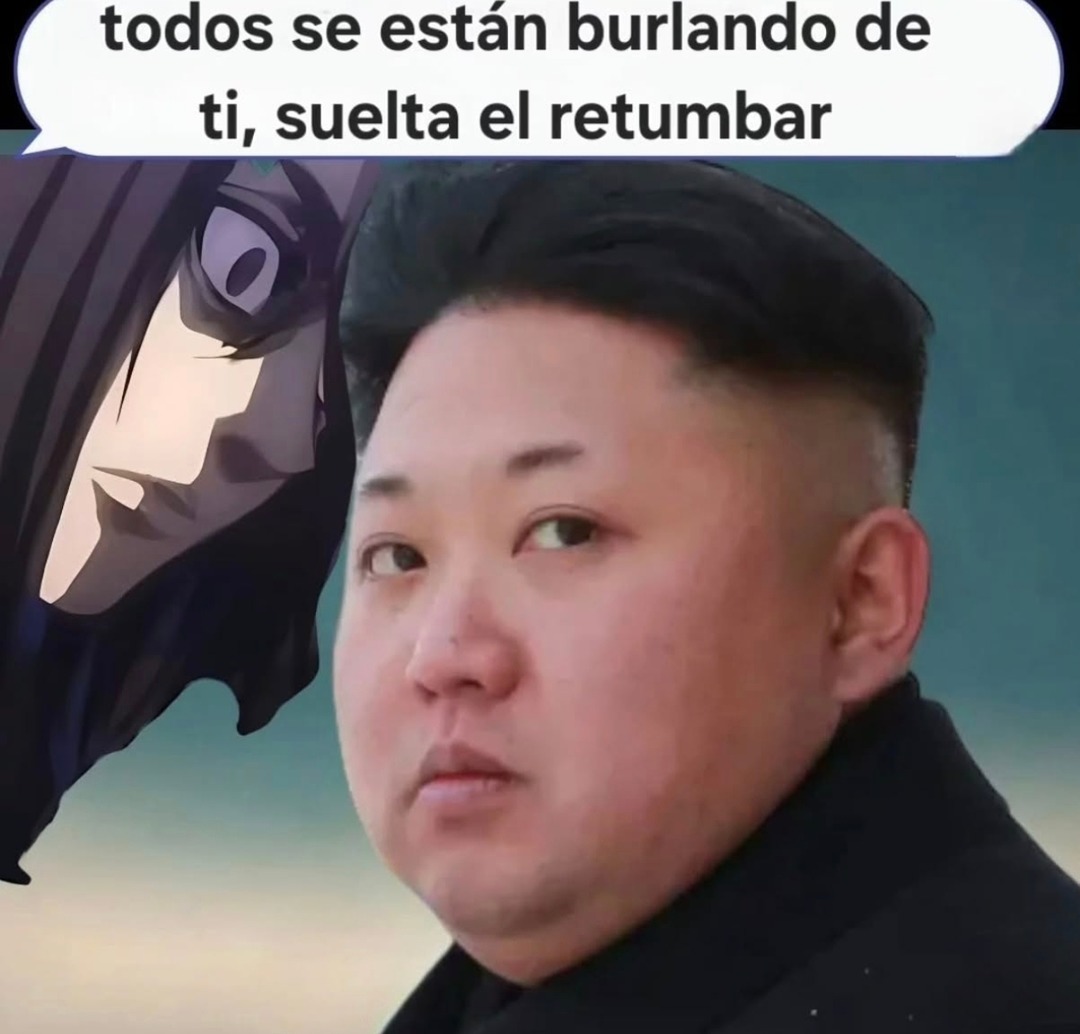 Todos se están riendo de ti... suelta el retumbar bro - meme