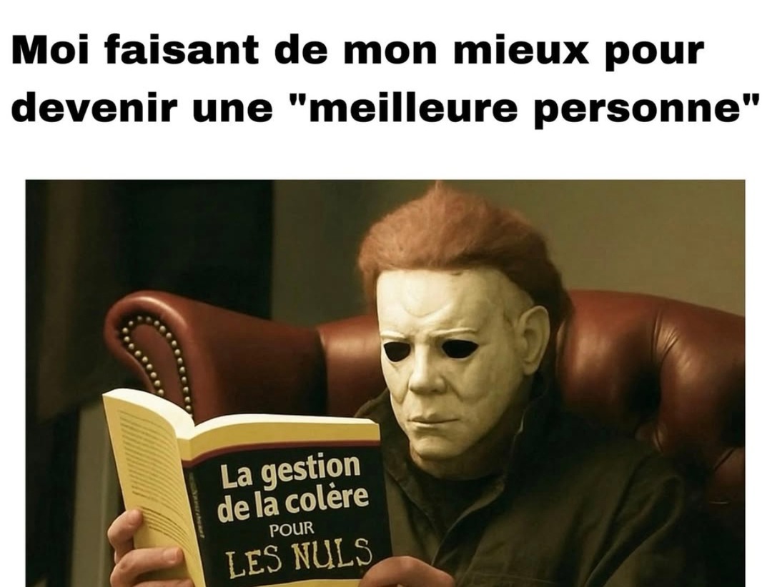 Moi qui tente d'être une meilleure personne mais c'est un échec - meme