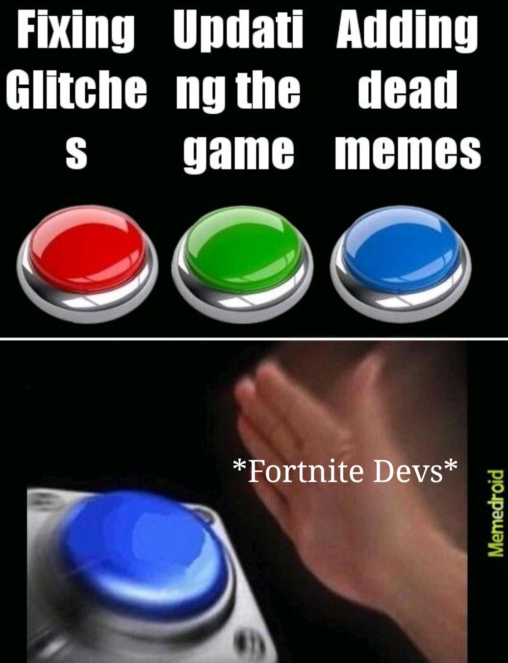 And what about save the world? - meme