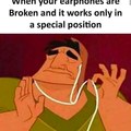 When your earphones work in a special position | gagbee.com