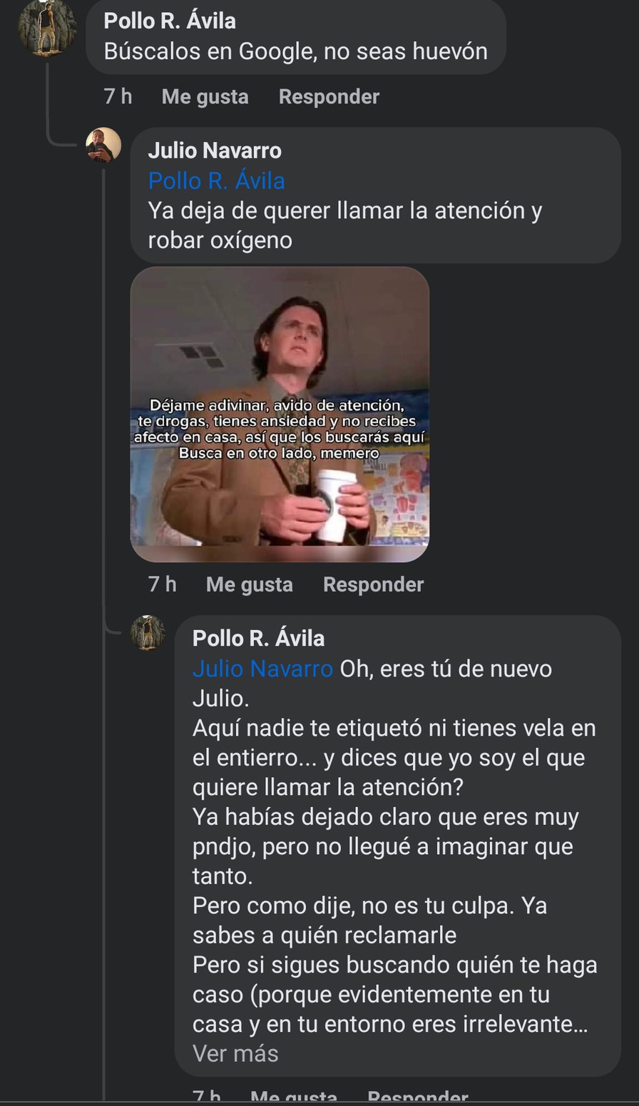 Parece los que luego se pelean acá - meme