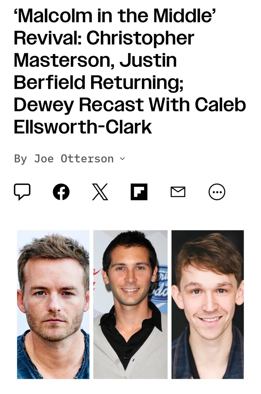 Malcolm in the Middle reboot coming back with recast Dewey and it feels illegal - meme
