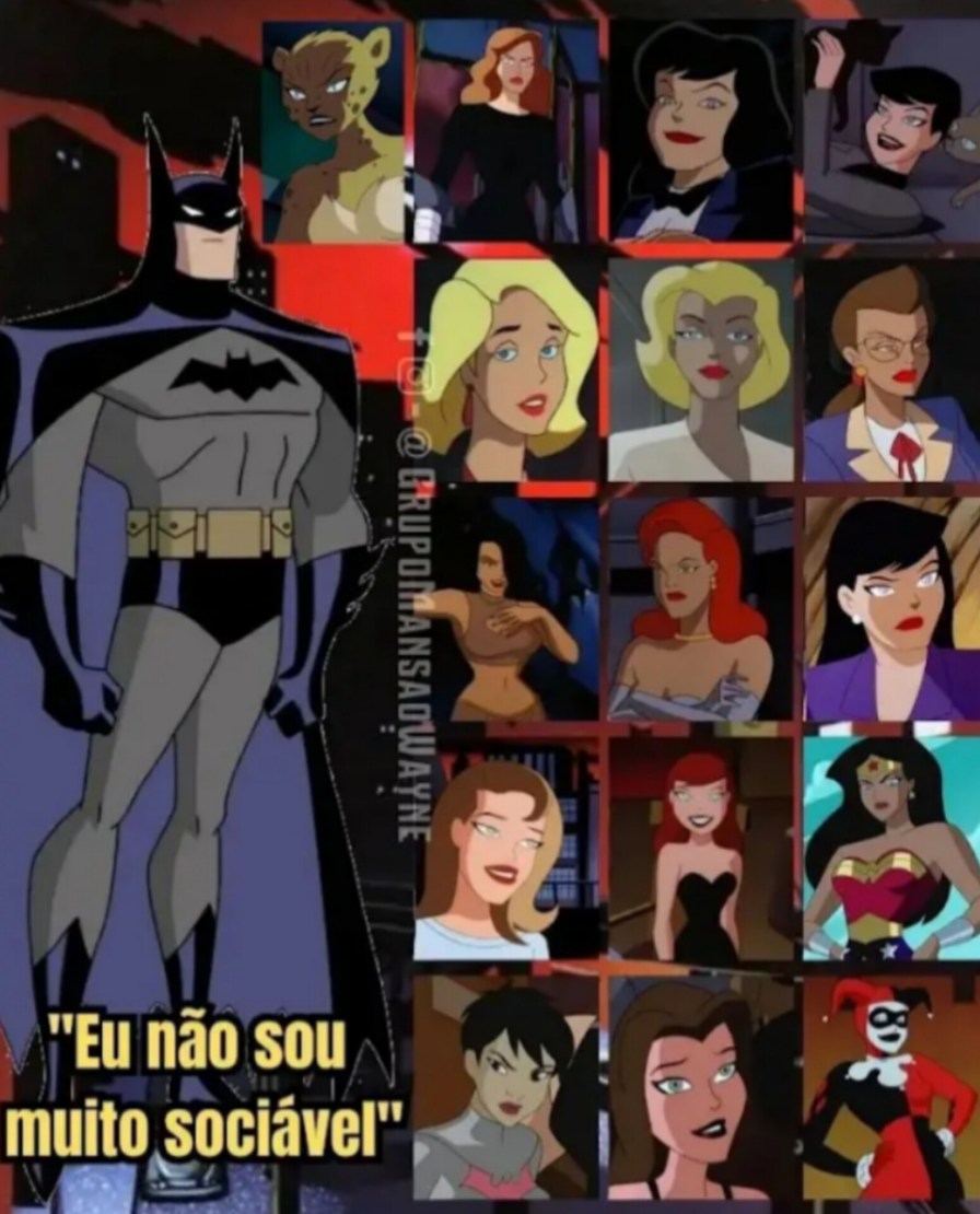 Sociável apenas com gostosas - meme