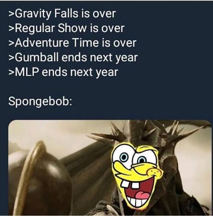 SpongeBob is never going to end - meme