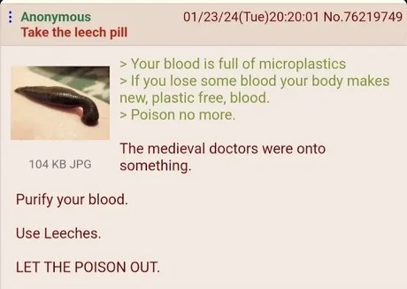 Use leeches - meme