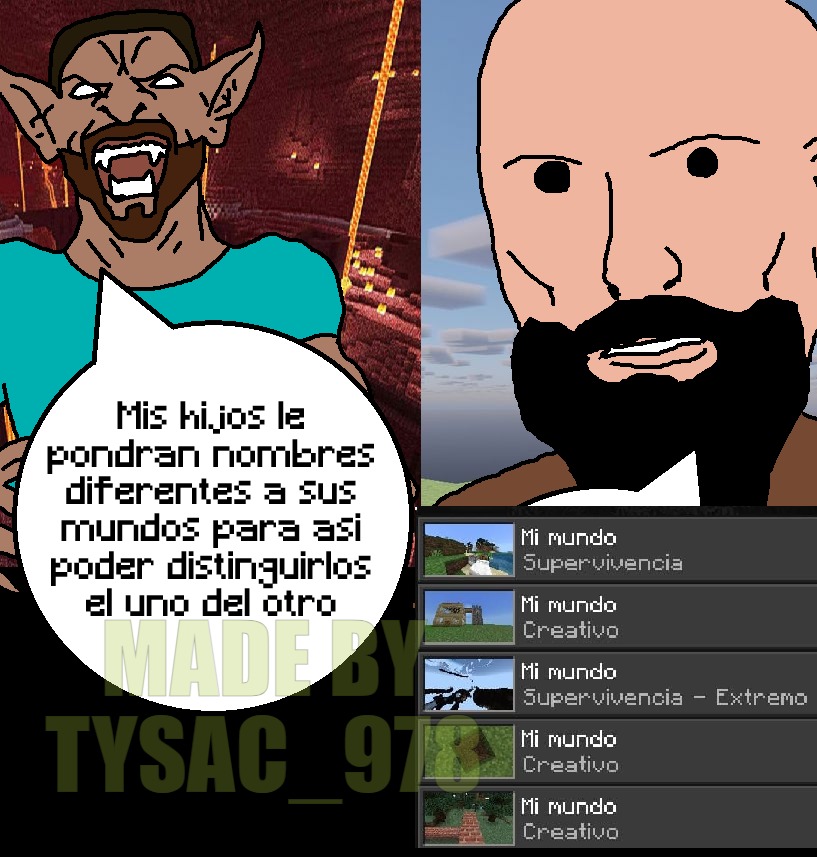 no se, me pintó hacer esto - meme