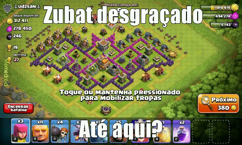 Zubat virou turbo - meme