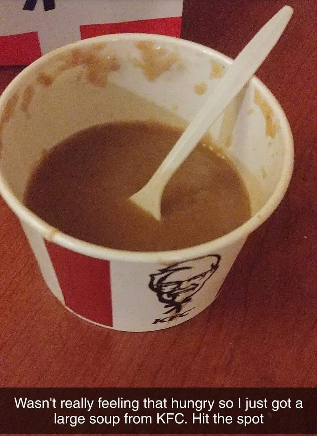 KFC soup - meme