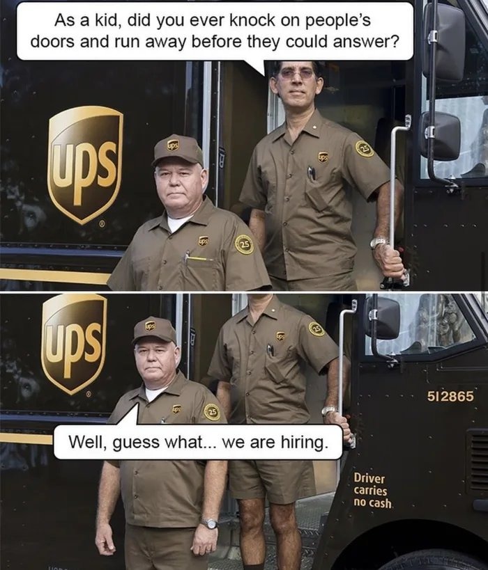 UPS - meme