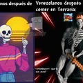 Nada que ver con el meme pero los esqueletos de terraria tienen diseños muy buenos