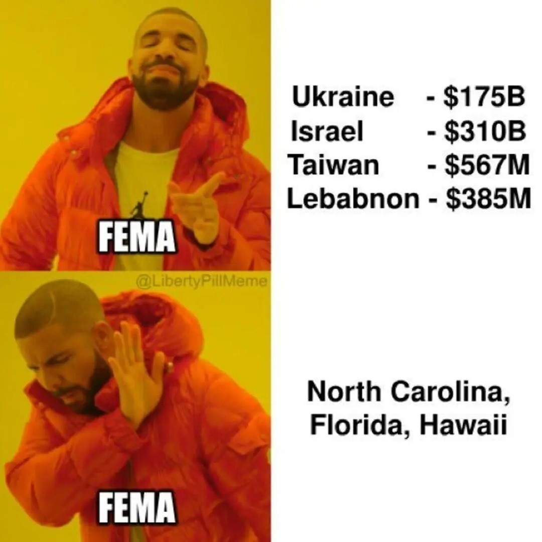 FEMA go bye bye - meme