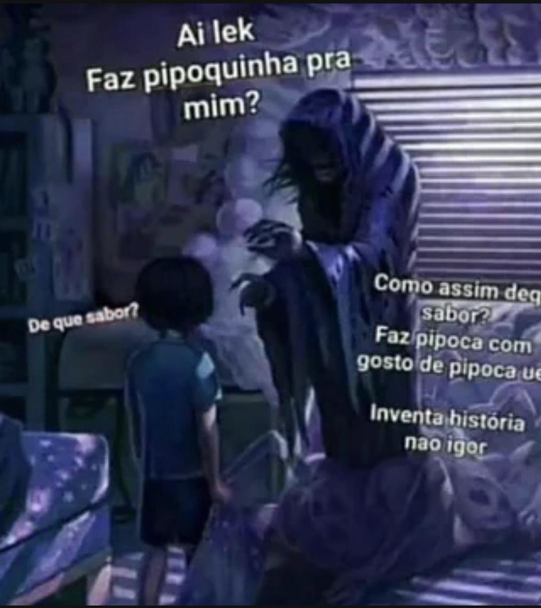 pipoca de milho porra - meme