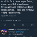 New Year's Regressions