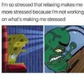 So stressed