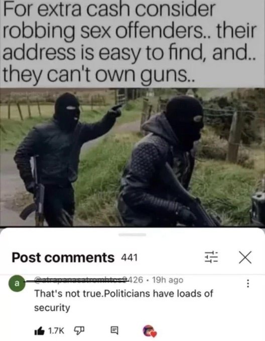 One wonders how many missing girls in the newspaper are under your local politician's basement - meme