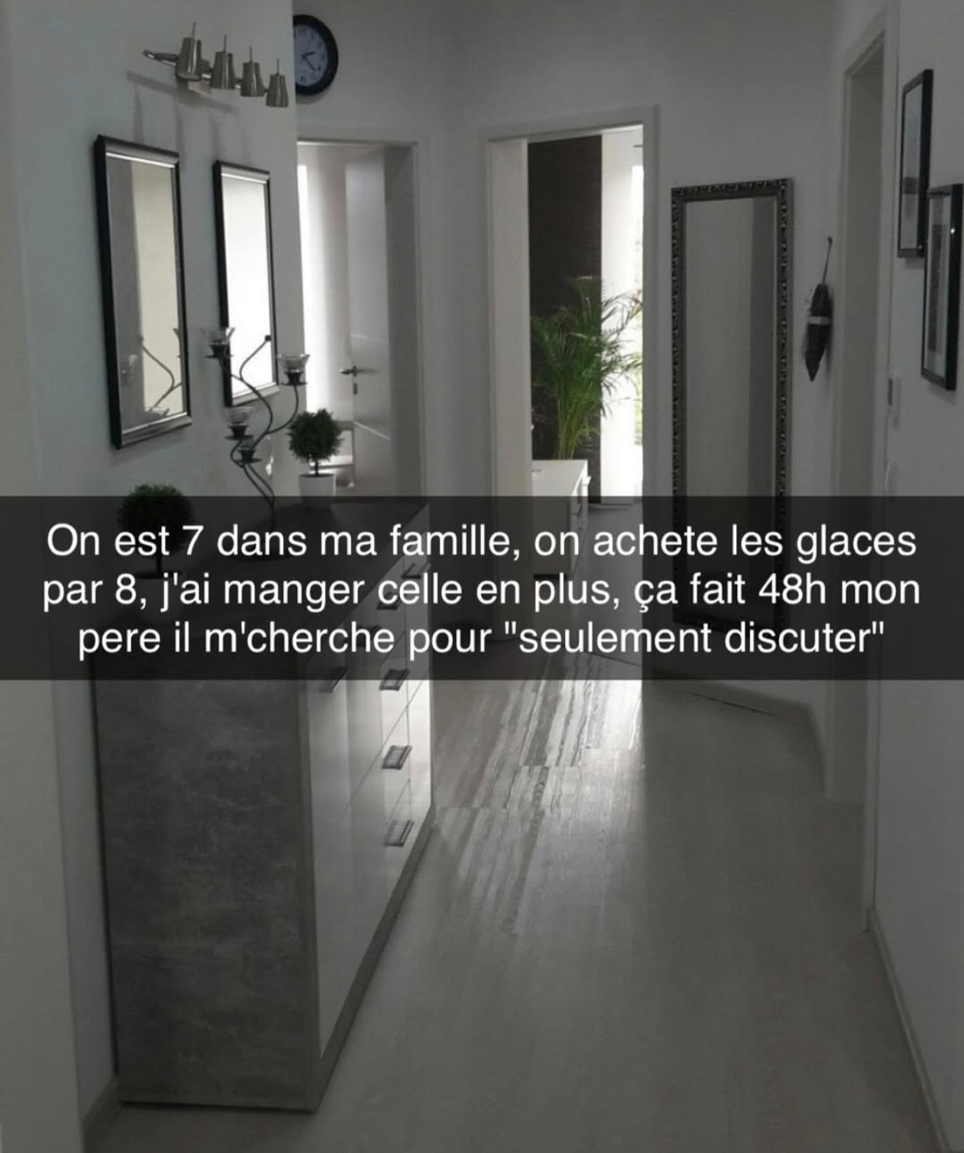 J’ai mangé la 8ème glace et mon daron veut juste discuter - meme