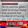 White woman gives birth to a black baby and accuses her husband of having  sex with a black girl