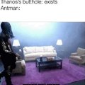 Antman vs Thanos' butthole