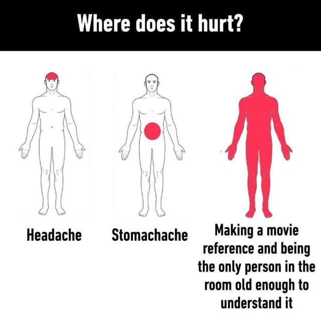 Where does it hurt? - meme