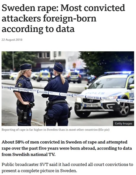 Sweden stats - meme