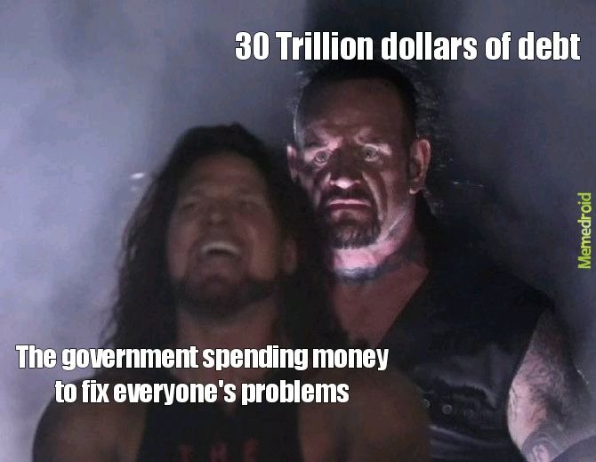 That and wasting tax payers money. - meme