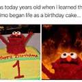 I was today years old when I learned that Hellmo began life as a birthday cake
