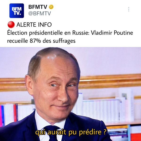 On a des nouvelles des 13 % contre Vlad ? - meme